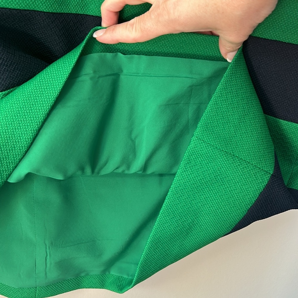 Tuckernuck x Atlantic-Pacific collab Kelly Green‎ Navy Stripe Emma Blouse Sz XXL - Picture 7 of 9